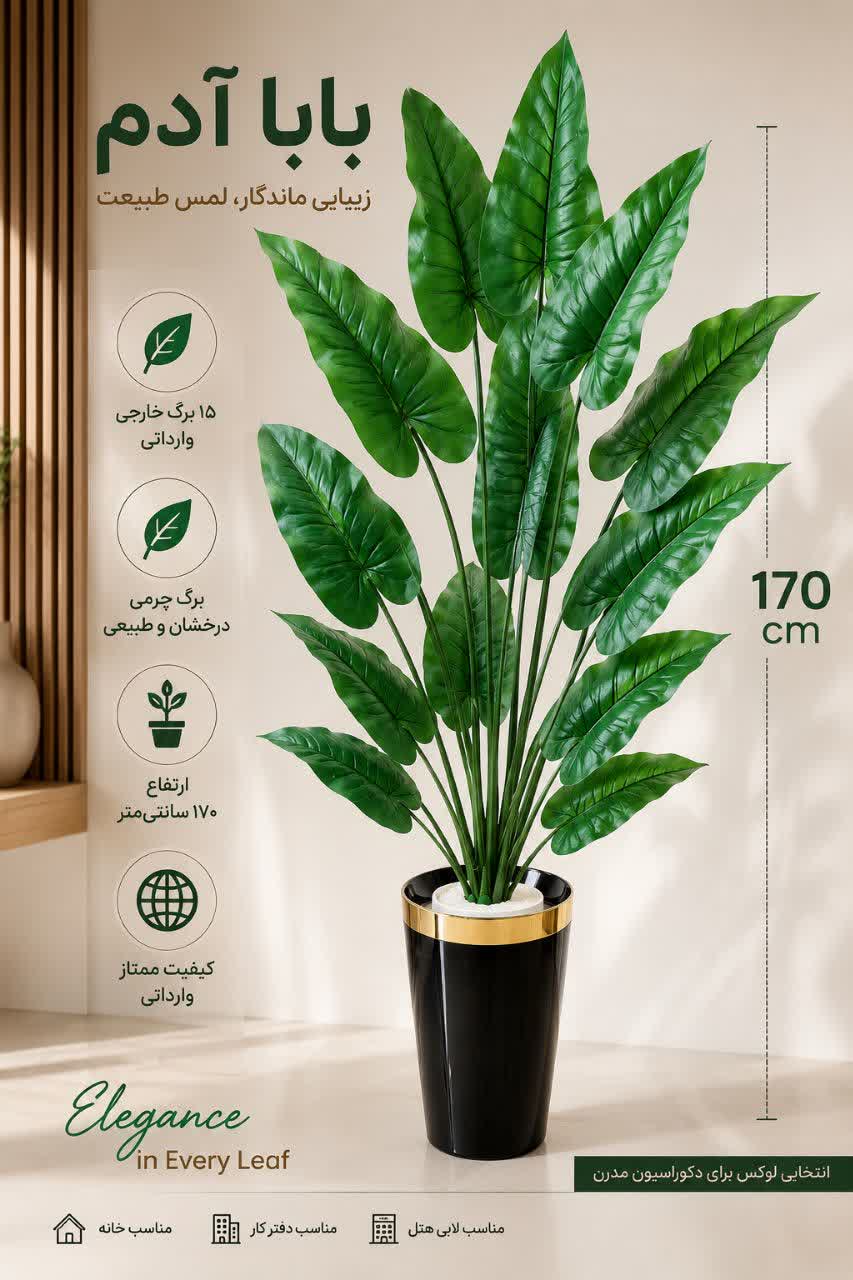گلدون بابا آدم لوکس
