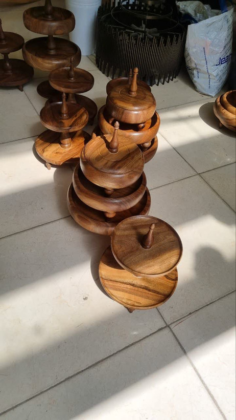 سرویس پذیرایی ۴ تیکه چوب گردو